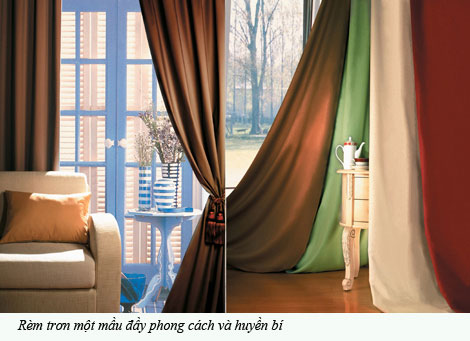 Cách lựa chọn rèm cửa cho nội thất ngôi nhà bạn