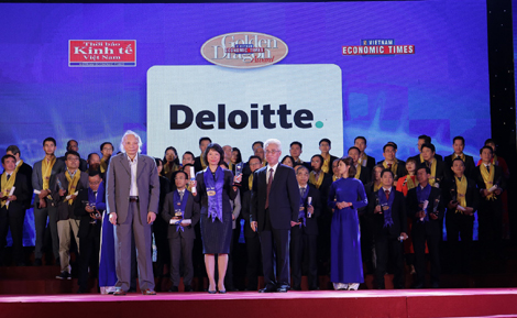 Deloitte Vietnam đạt “Top 10 doanh nghiệp Rồng Vàng tăng trưởng bền vững tại Việt Nam”