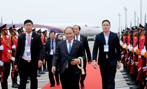 Thủ tướng Nguyễn Xuân Phúc kết thúc chuyến tham dự Hội nghị MRC lần thứ 3