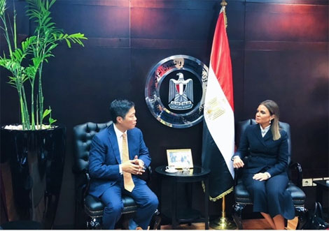 Bộ trưởng Bộ Công Thương Trần Tuấn Anh hội đàm song phương với Bộ trưởng Đầu tư và Hợp tác Quốc tế Ai Cập