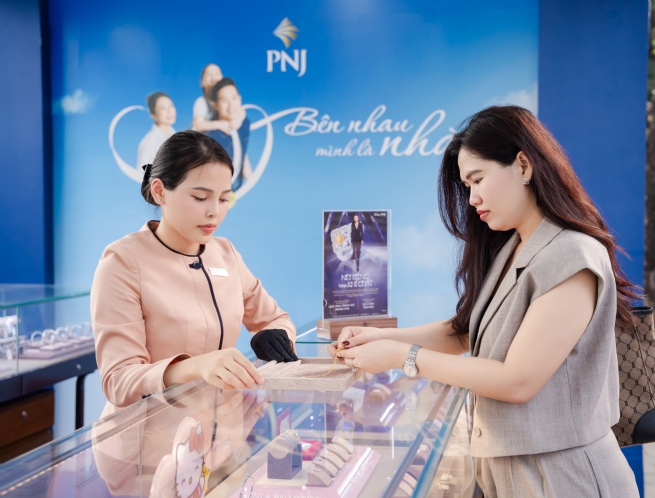 PNJ đạt doanh thu 25.353 tỷ đồng 9 tháng đầu năm