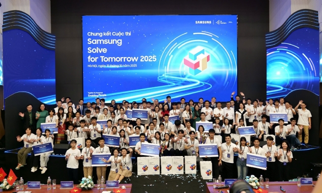 Samsung Việt Nam tổng kết và công bố kết quả cuộc thi Samsung Solve for Tomorrow 2025