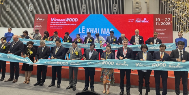 VietnamWood 2025: Cơ hội kết nối, phát triển ngành chế biến gỗ Việt Nam