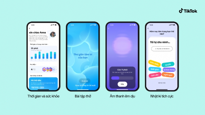 TikTok giới thiệu trải nghiệm mới giúp người dùng thư giãn, tái cân bằng và nạp năng lượng