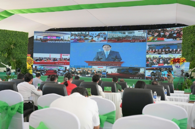 Khởi công Khu công nghiệp Hiệp Thạnh – Dự án trọng điểm chào mừng Đại hội Đảng toàn Quốc lần thứ XIV