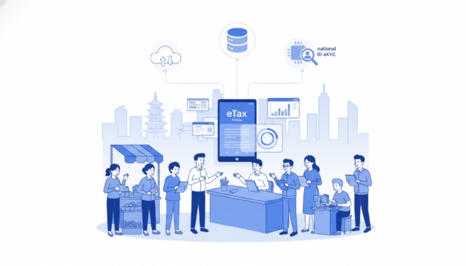 Hà Nội: Quyết liệt chuyển đổi mô hình quản lý thuế hộ kinh doanh