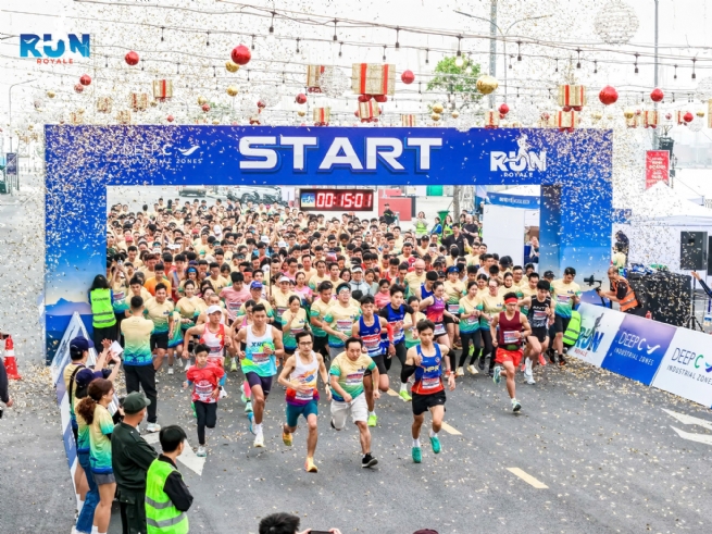 Giải chạy DEEP C Run Royale – Năng lượng xanh từ khu công nghiệp đến cộng đồng