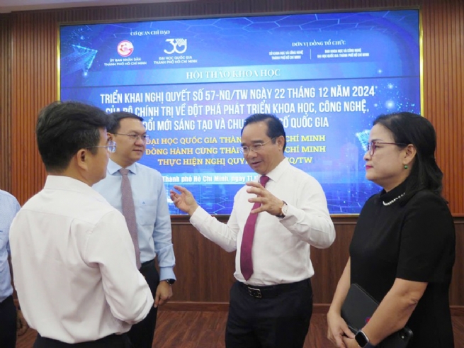 Đưa TP.Hồ Chí Minh trở thành trung tâm khoa học công nghệ và đổi mới sáng tạo