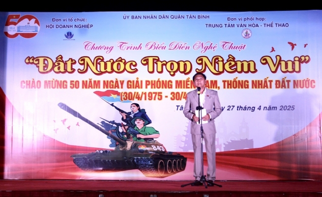 Quận Tân Bình: Hào hùng và ý nghĩa chương trình nghệ thuật “Đất nước trọn niềm vui”