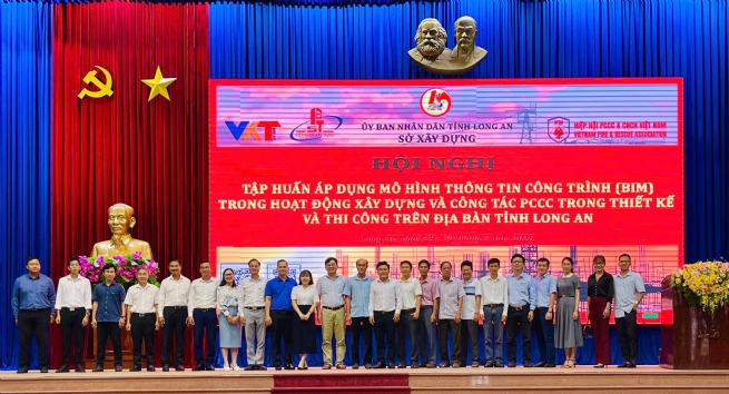 Long An tiên phong kết hợp mô hình BIM và PCCC với sự đồng hành của Hiệp hội PCCC & CHCN Việt Nam