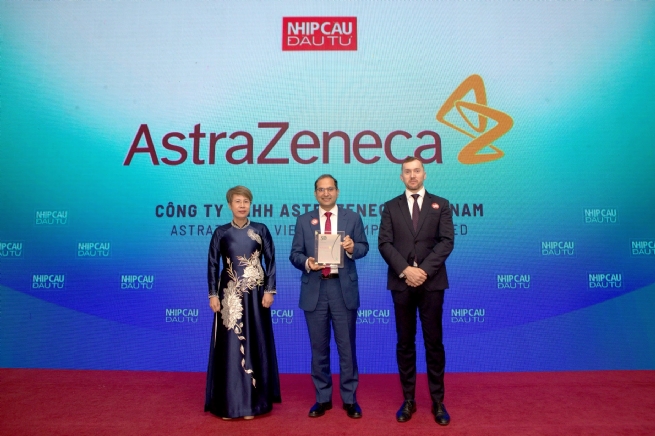 AstraZeneca Việt Nam tiếp tục ghi dấu ấn tại lễ trao giải Top 50 Doanh nghiệp phát triển bền vững năm 2025