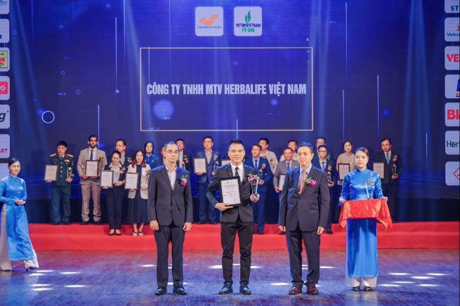 Herbalife Việt Nam đạt Chứng nhận Top 10 Nhãn hiệu nổi tiếng Việt Nam