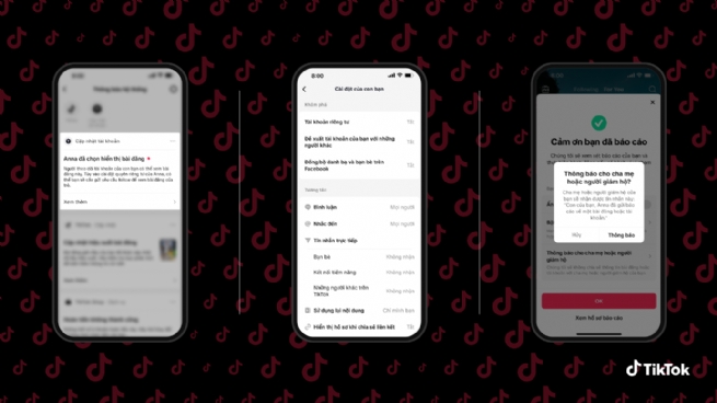 TikTok cập nhật tính năng hỗ trợ phụ huynh đồng hành cùng con trong hành trình số