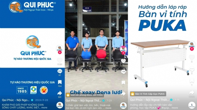 Phá vỡ định kiến ngành hàng, Qui Phúc thu về ngàn đơn nội thất cồng kềnh nhờ TikTok Shop