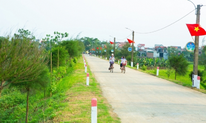 Sức bật trong xây dựng nông thôn mới kiểu mẫu ở xã Kiều Phú