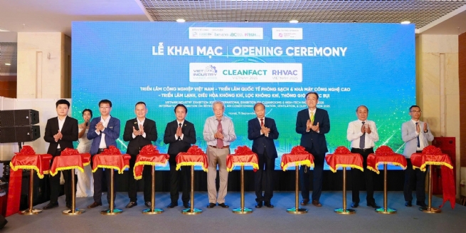Khai mạc Triển lãm quốc tế về công nghiệp, RHVAC, phòng sạch và phụ trợ nhà máy công nghệ cao