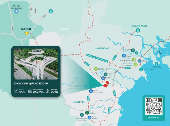 KCN sinh thái IDICO Vinh Quang: Động lực mới cho phát triển bền vững tại Hải Phòng