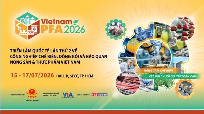 Vietnam PFA 2026: Ứng dụng công nghệ cao vào chế biến nông sản – thực phẩm