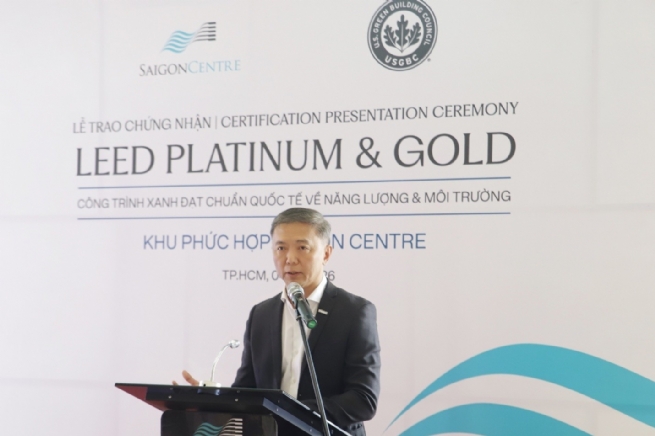 Saigon Centre tiếp tục hành trình phát triển bền vững với chứng nhận LEED Platinum và LEED Gold