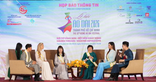 Lễ hội Áo dài Thành phố Hồ Chí Minh với chủ đề “sợi tơ vàng son – dệt nên khát vọng”