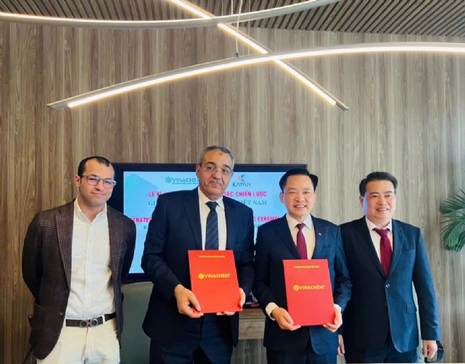 Tập đoàn Hóa chất Việt Nam hợp tác với Kayan for International Trade đảm bảo an ninh nguyên liệu phân bón