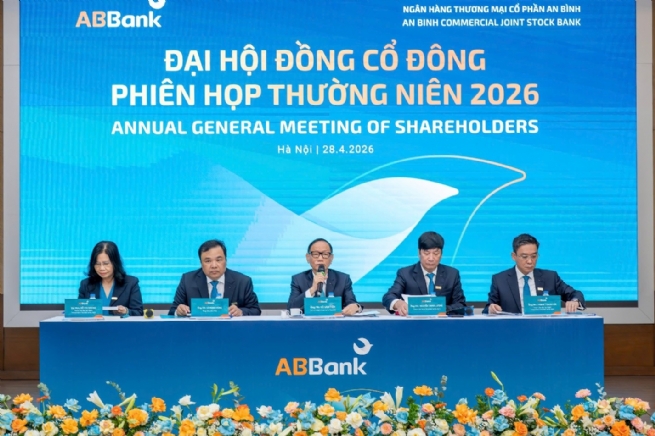 ABBank đạt 1.500 tỷ đồng lợi nhuận trước thuế quý I/2026, đặt mục tiêu 4.500 tỷ đồng cả năm